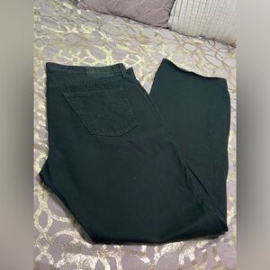 Gently Used - Black Straight leg Adriano Goldschmied denim 40X34 (The Protégé)